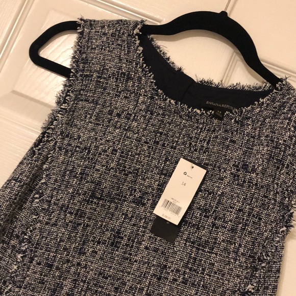 NWT Tweed Banana Republic Dress - Picture 1 of 3